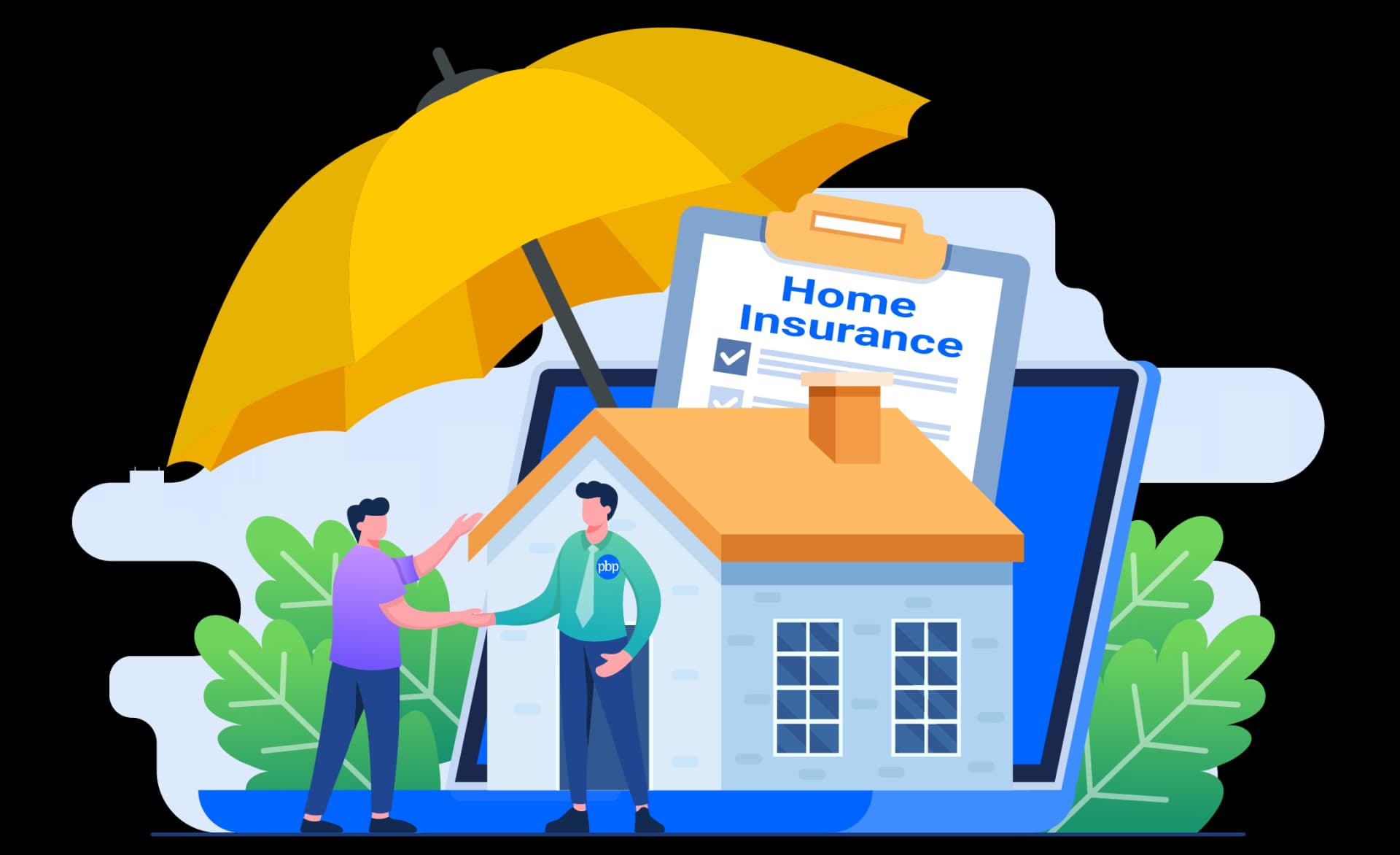 Illustration for Become Home Insurance Agent