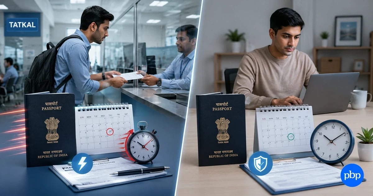 Difference Between Tatkal and Normal Passport: Fees, Time & Process Explained