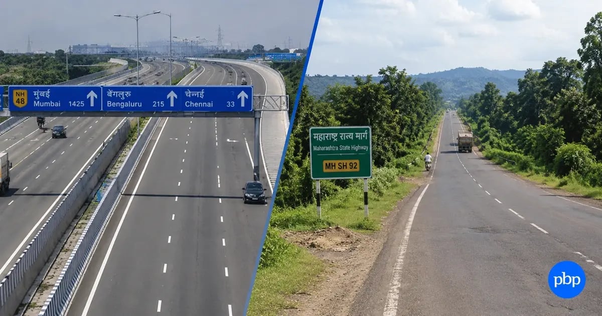 Difference Between National Highway and State Highway