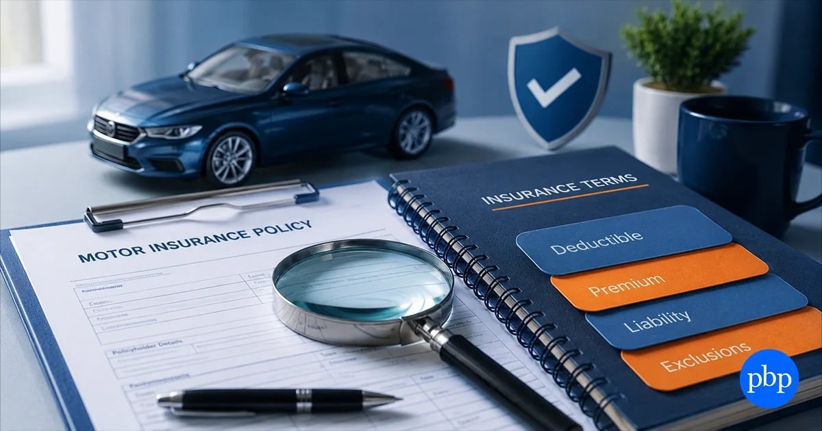 Motor Insurance Terminology : Know the Terms Before You Drive