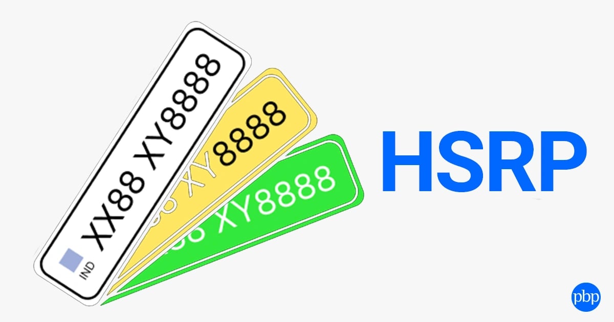What are High Security Registration Plates (HSRP)?
